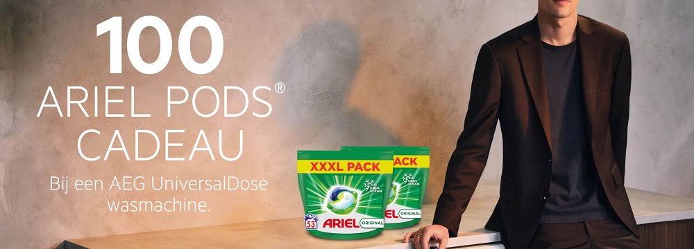 100 ARIEL PODS® cadeau